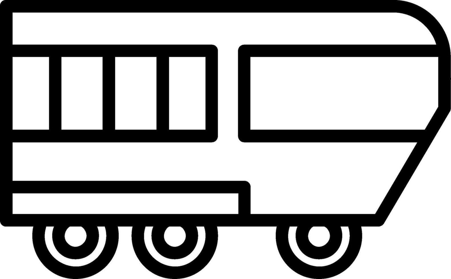 Train Line Icon vector