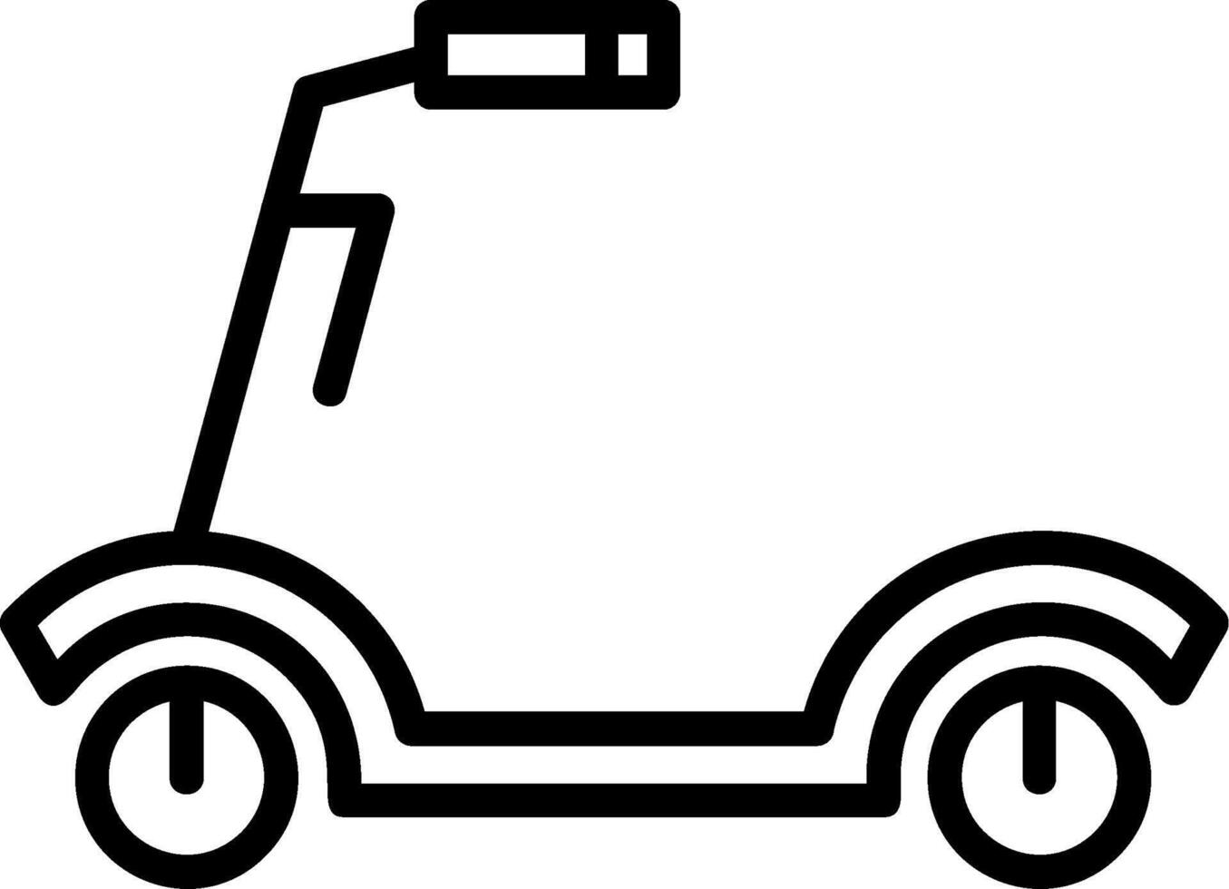 Scooter Line Icon vector