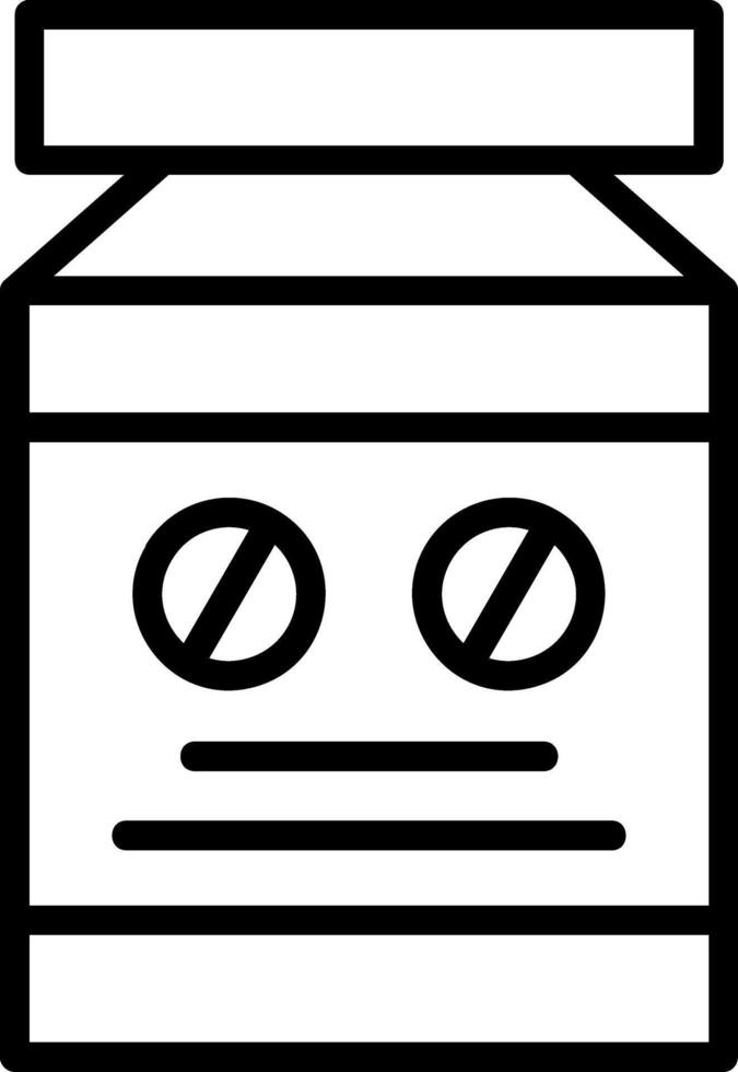 Anesthesia Line Icon vector