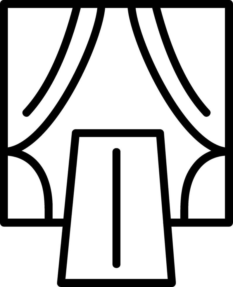 Premiere Line Icon vector