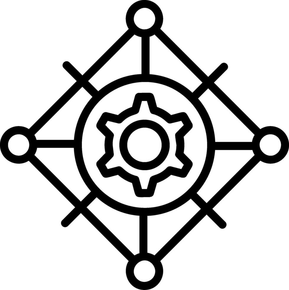 Automated Solutions Icon vector