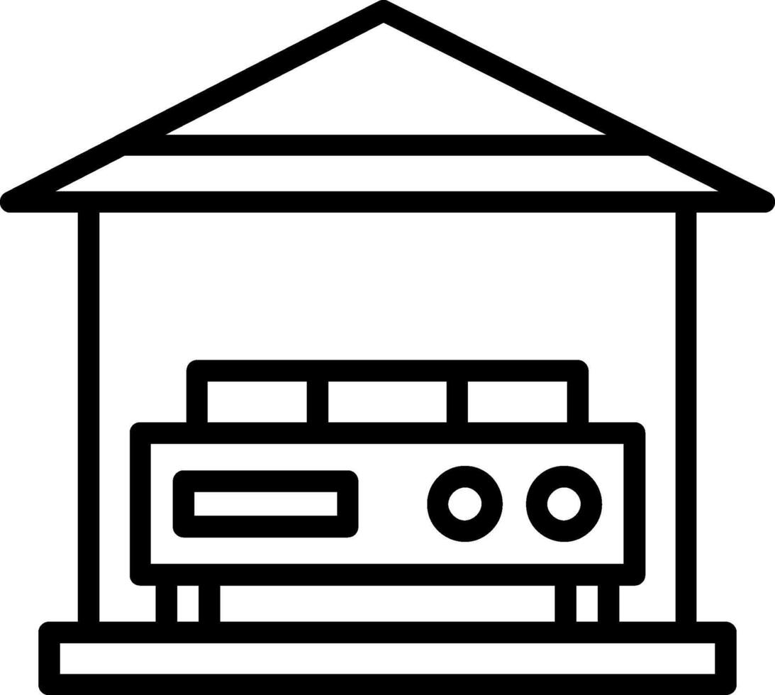 Data Warehouse Icon vector