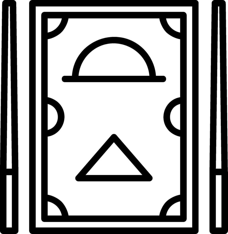 Billiard Game Line Icon vector