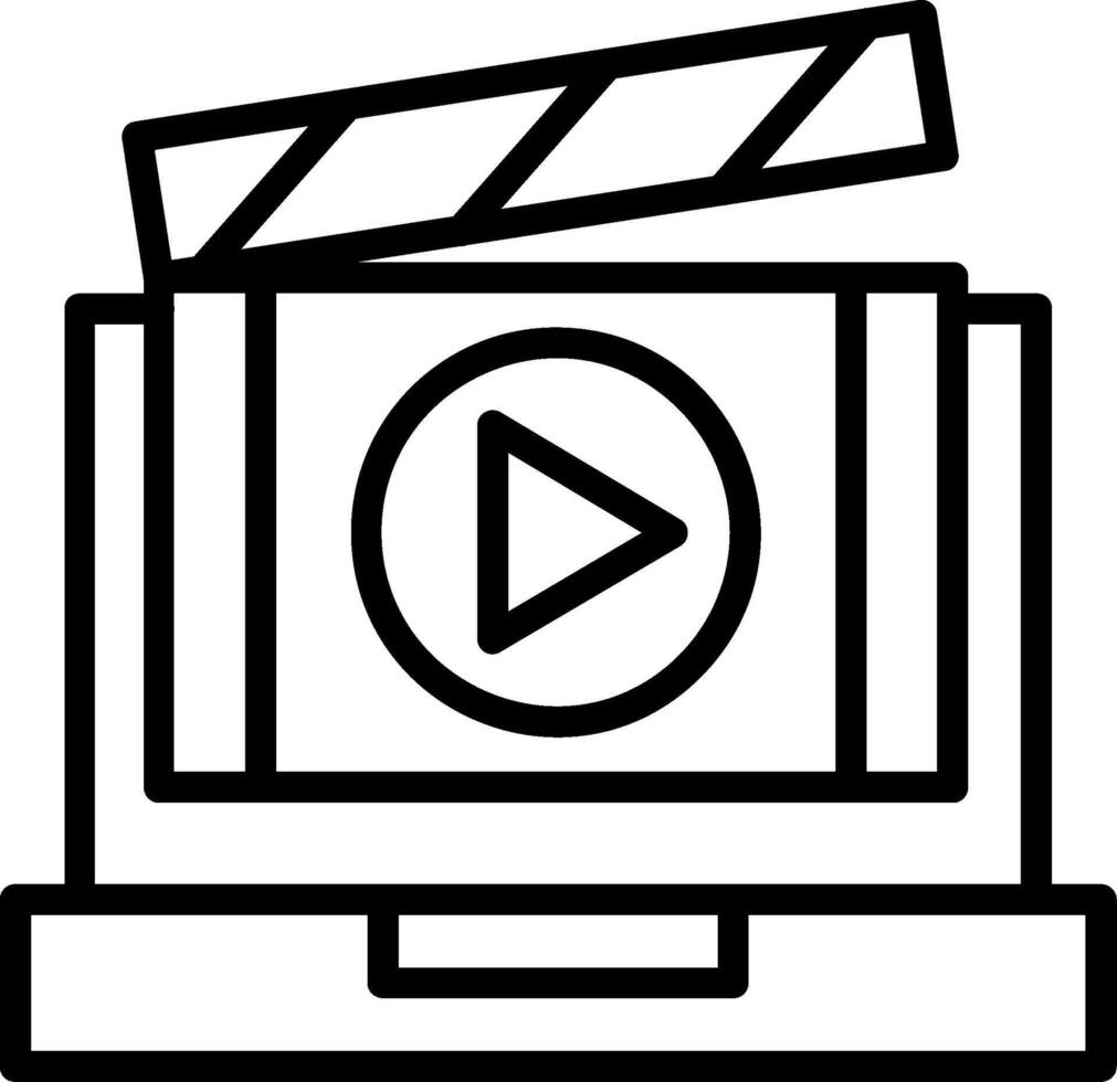 Movie Line Icon vector