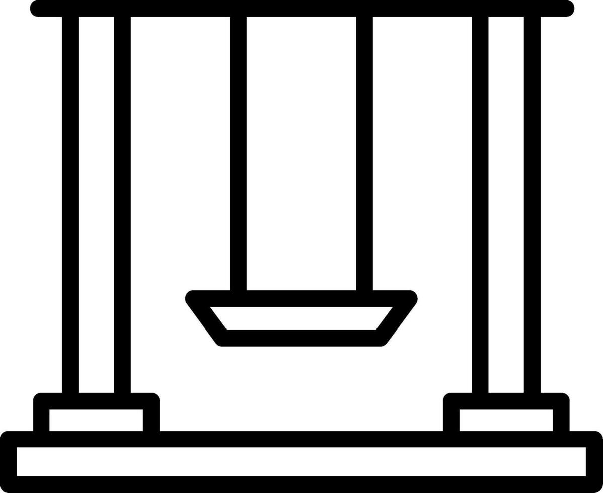 Swing Line Icon vector