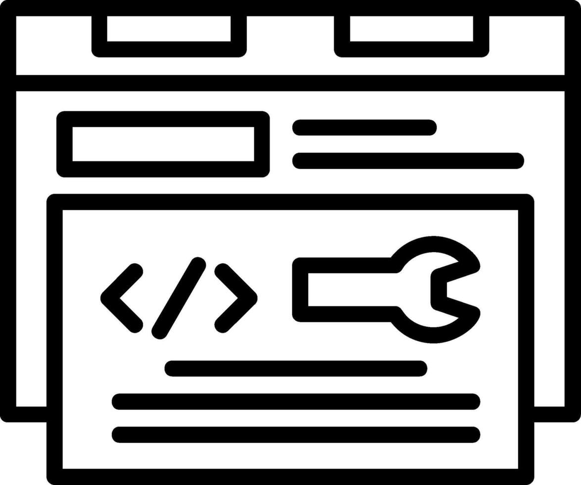 Code Engineering Icon vector