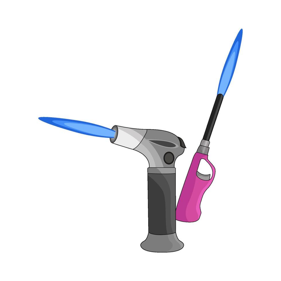 two type of gas lighter vector