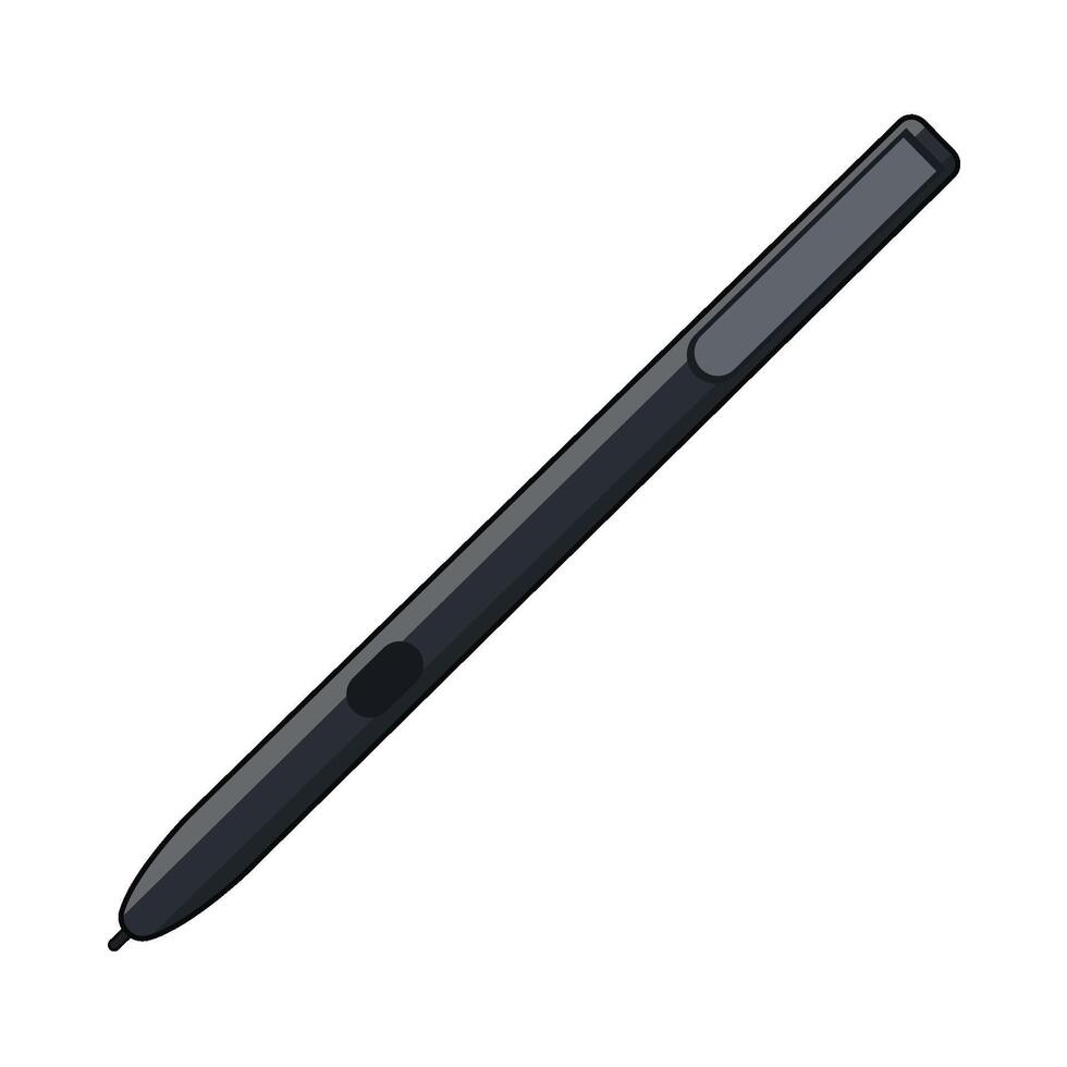 Stylus Pen in Use vector