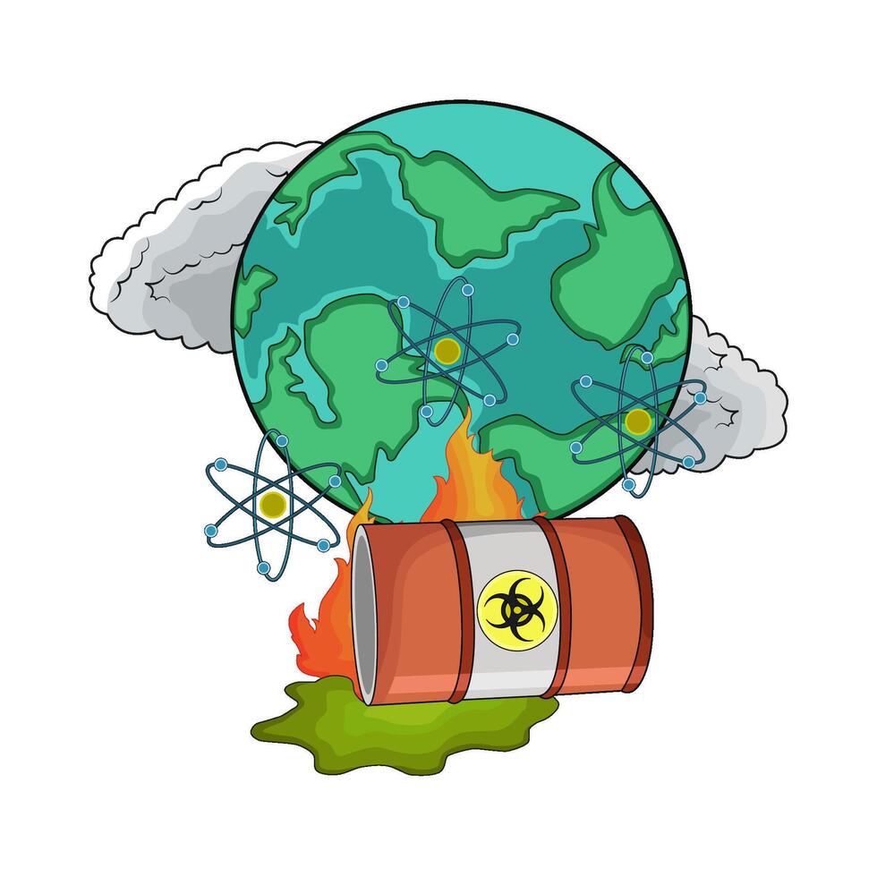 illustration of global nuclear vector