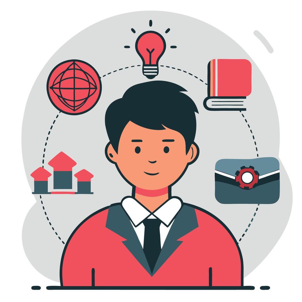 Conceptual Illustration of Secure File Upload with Modern Laptop vector
