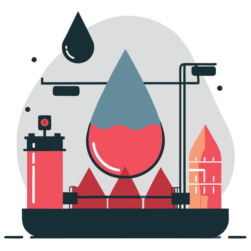 Abstract Illustration Depicting Water's Fluid and Refreshing Nature vector