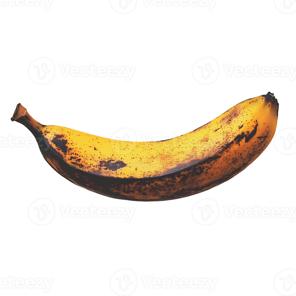Ripe Banana with Peel on Plain Background png