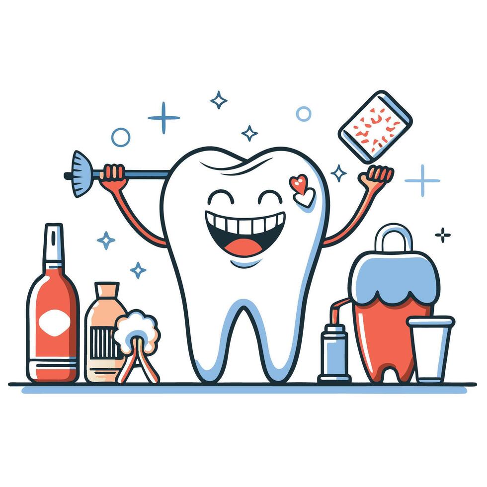 Comprehensive Guide to Proper Tooth Brushing Techniques for Healthy Teeth and Gums vector