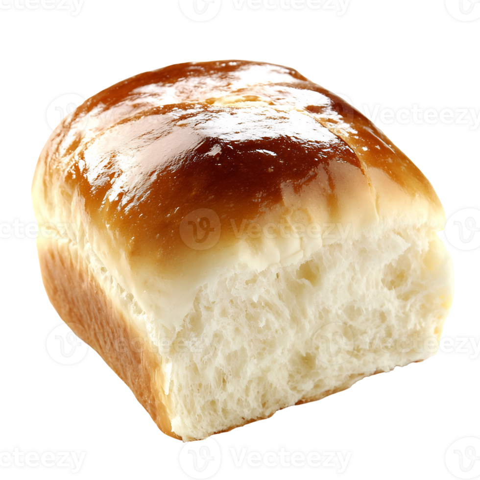 Freshly Baked Rustic Bread Roll with Appetizing Textured Crust and Soft Fluffy Interior png