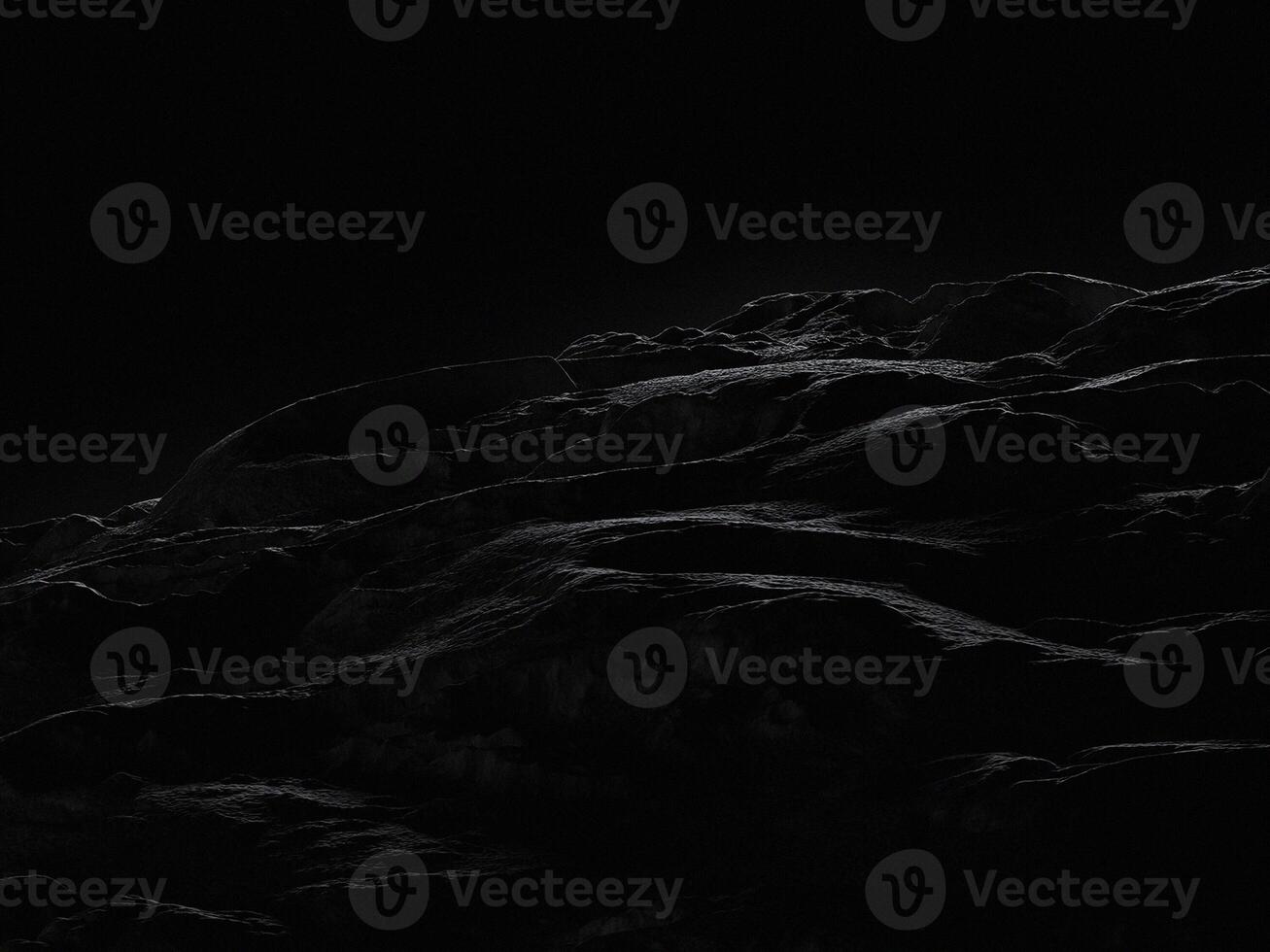 A black and white photo of a mountain
