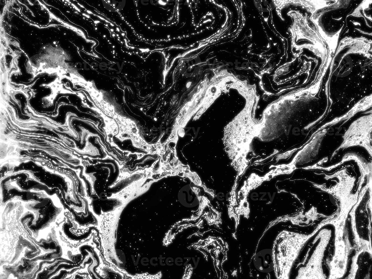 A black and white image of a black and white marble photo