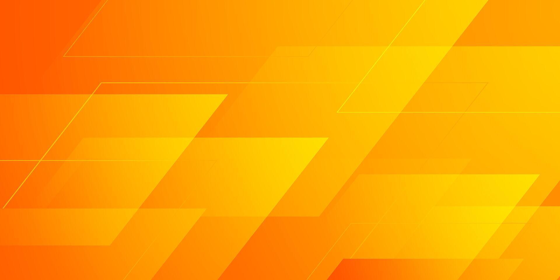 Abstract 3D background with colorful orange design. Overlap square pattern. Cool design. vector