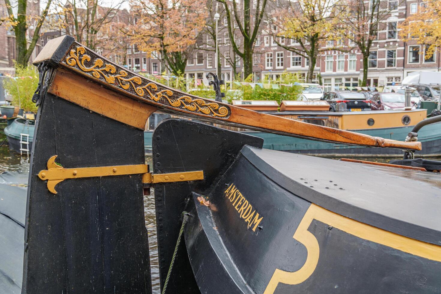 ship at amsterdam in the netherlands photo