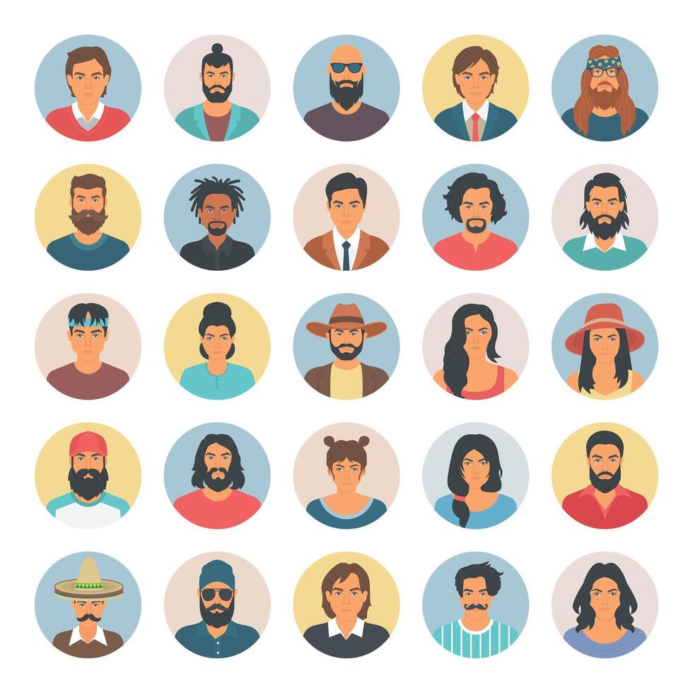 Faces of the Future vector