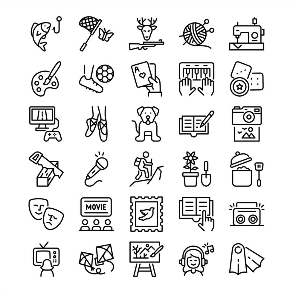 Creative Hobbies Ideas vector