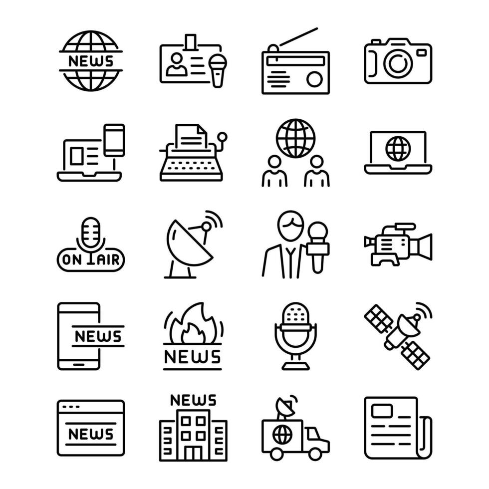 Digital Journalism Trends vector