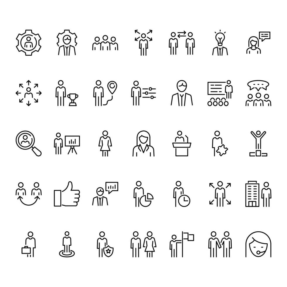 Professional Growth icons vector