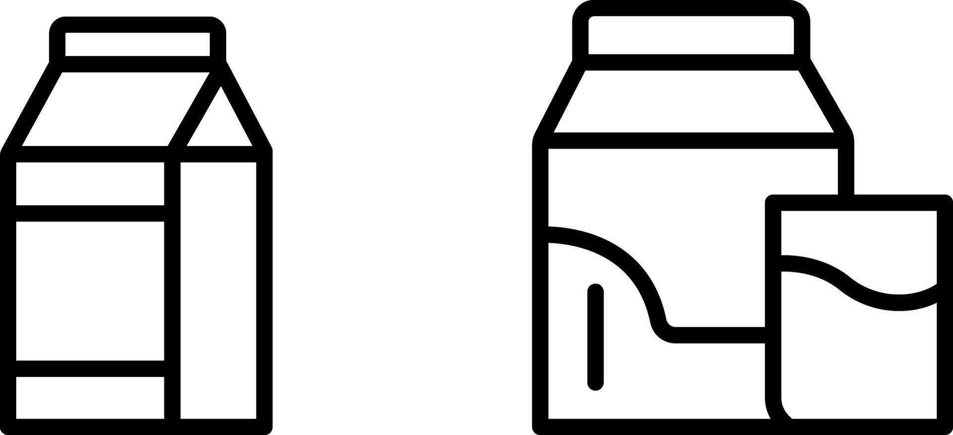 Milk Icon - Dairy and Fresh Beverage Symbol vector