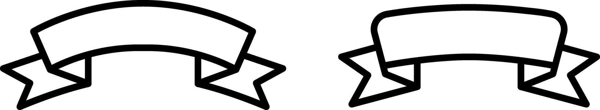 Ribbon Frame Icon - Decorative Border and Design Element vector