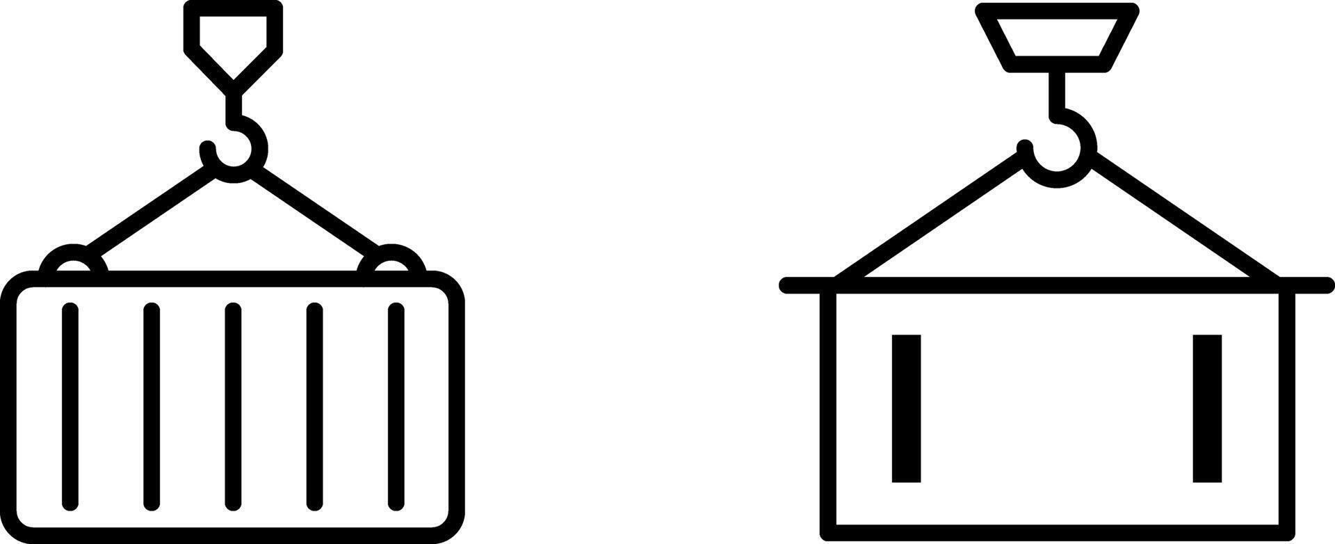 Container Icon - Storage and Transport Symbol vector