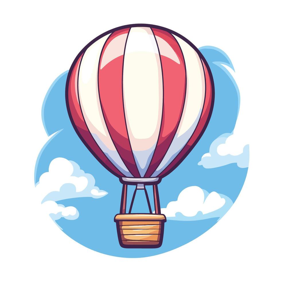 Weather Balloon Icon Illustration vector