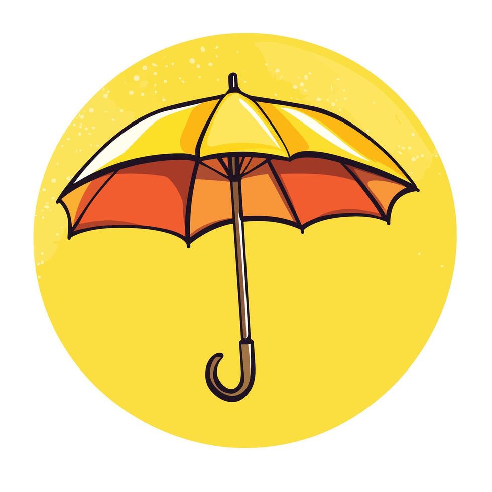 Cartoon Umbrella Icon vector