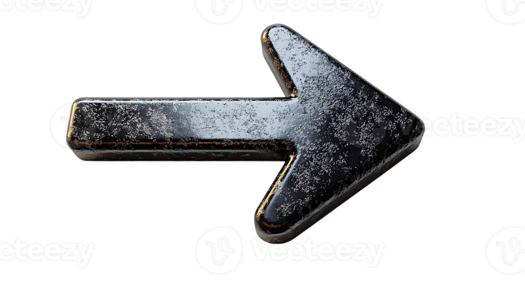 Create a 3D Arrow with a Transparent Background, using Textures and Effects png