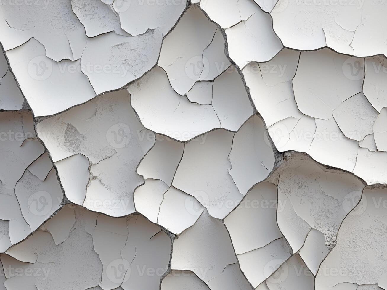 Abstract White Cracked Texture Background photo