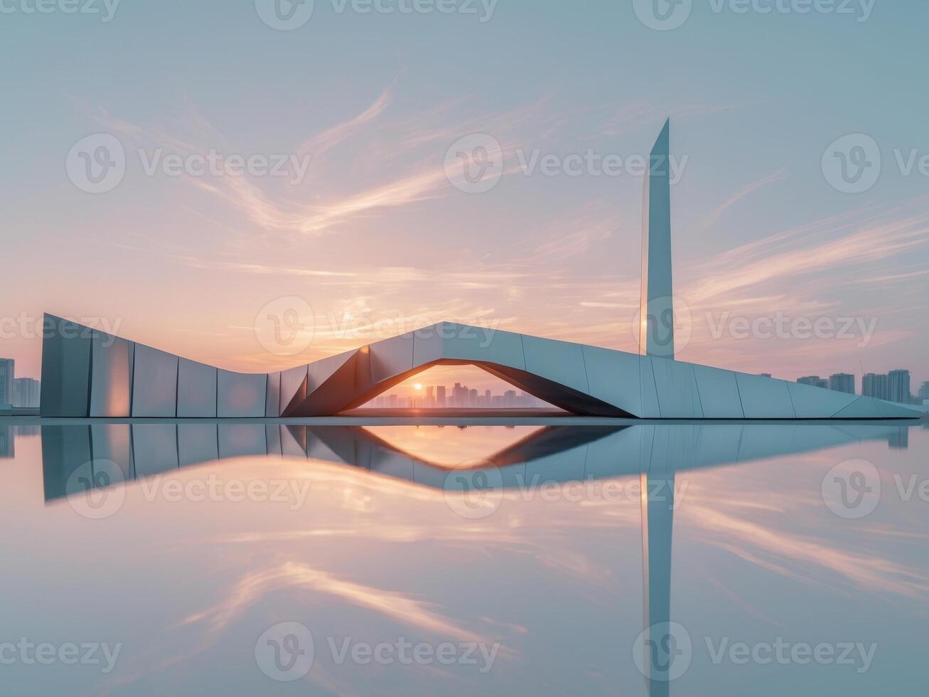 Sunset Reflections A Construction Visionary photo