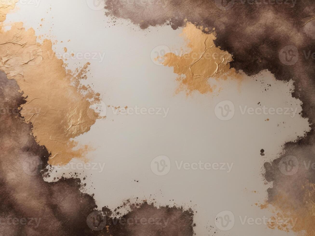 Textured abstract background with earthy brown and gold tones photo