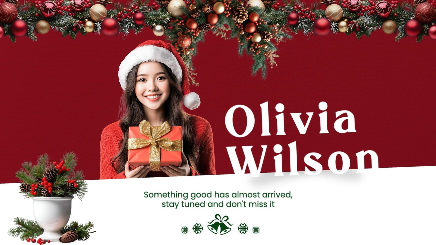 White Red Modern Influencer Page Facebook Cover template