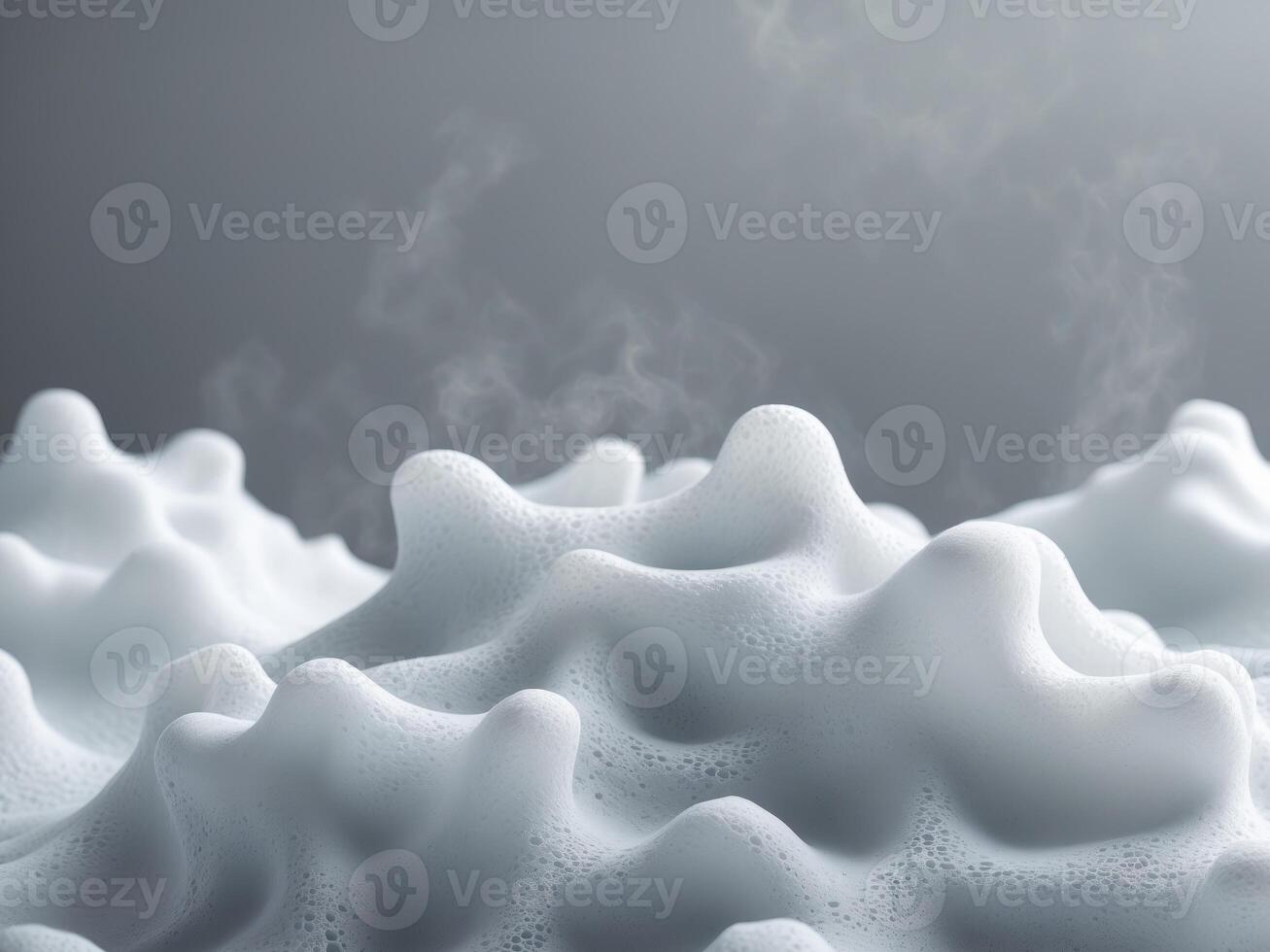 Abstract Grey Background with White Foam Texture photo