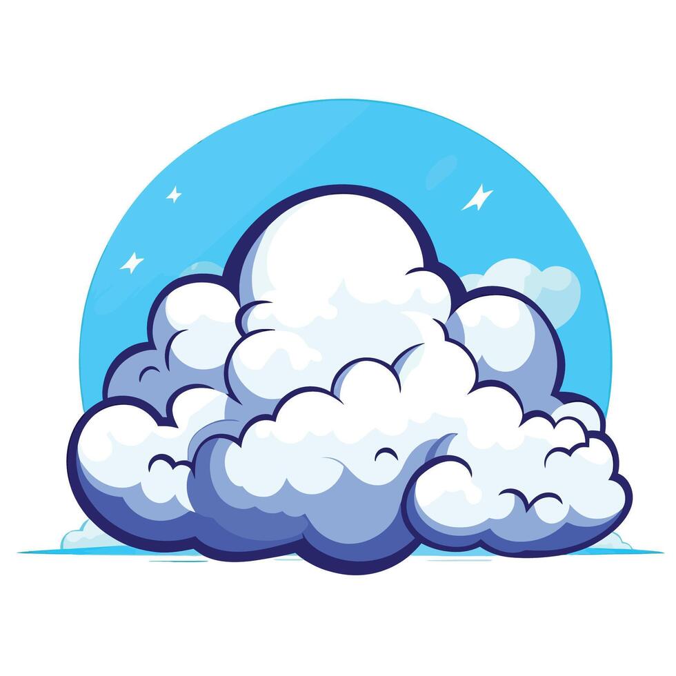 Cloudy Weather Icon vector