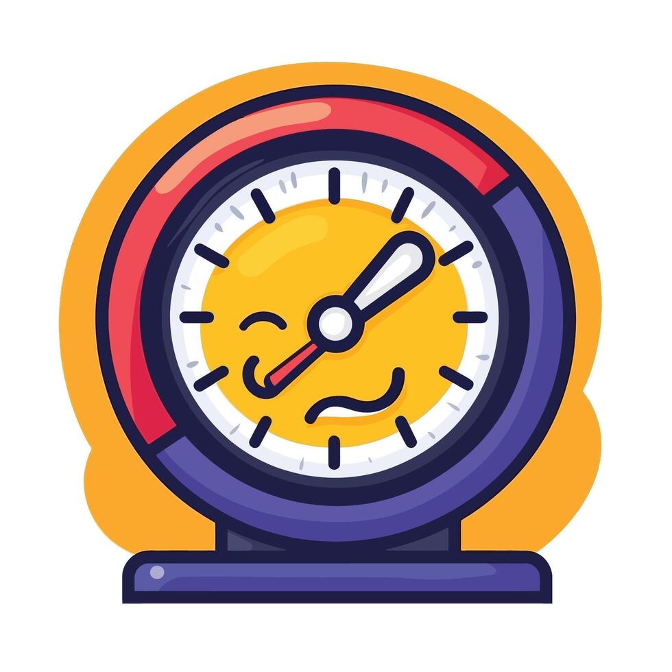 Cartoon Pressure Icon with no Shadow vector