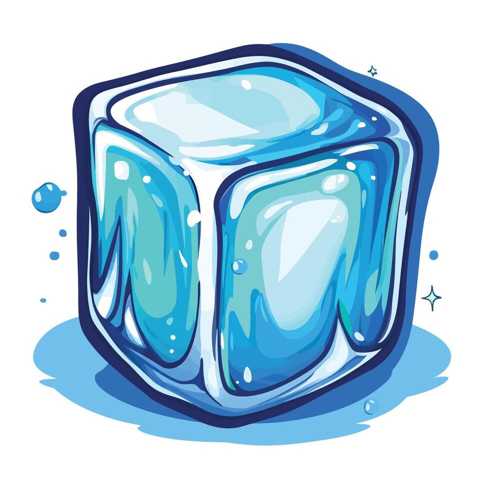 Ice Icon Illustration vector
