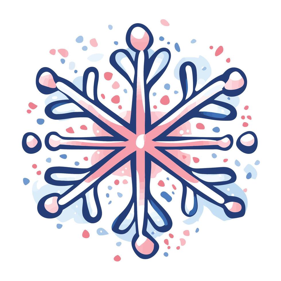 Snowflake Icon Illustration vector
