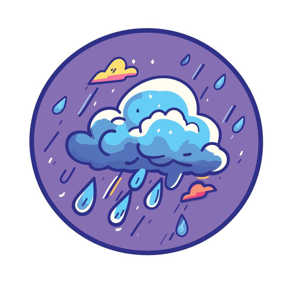Thunderstorm Icon Illustration vector