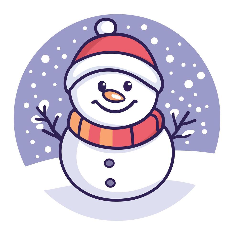 Cartoon Snowy Icon vector
