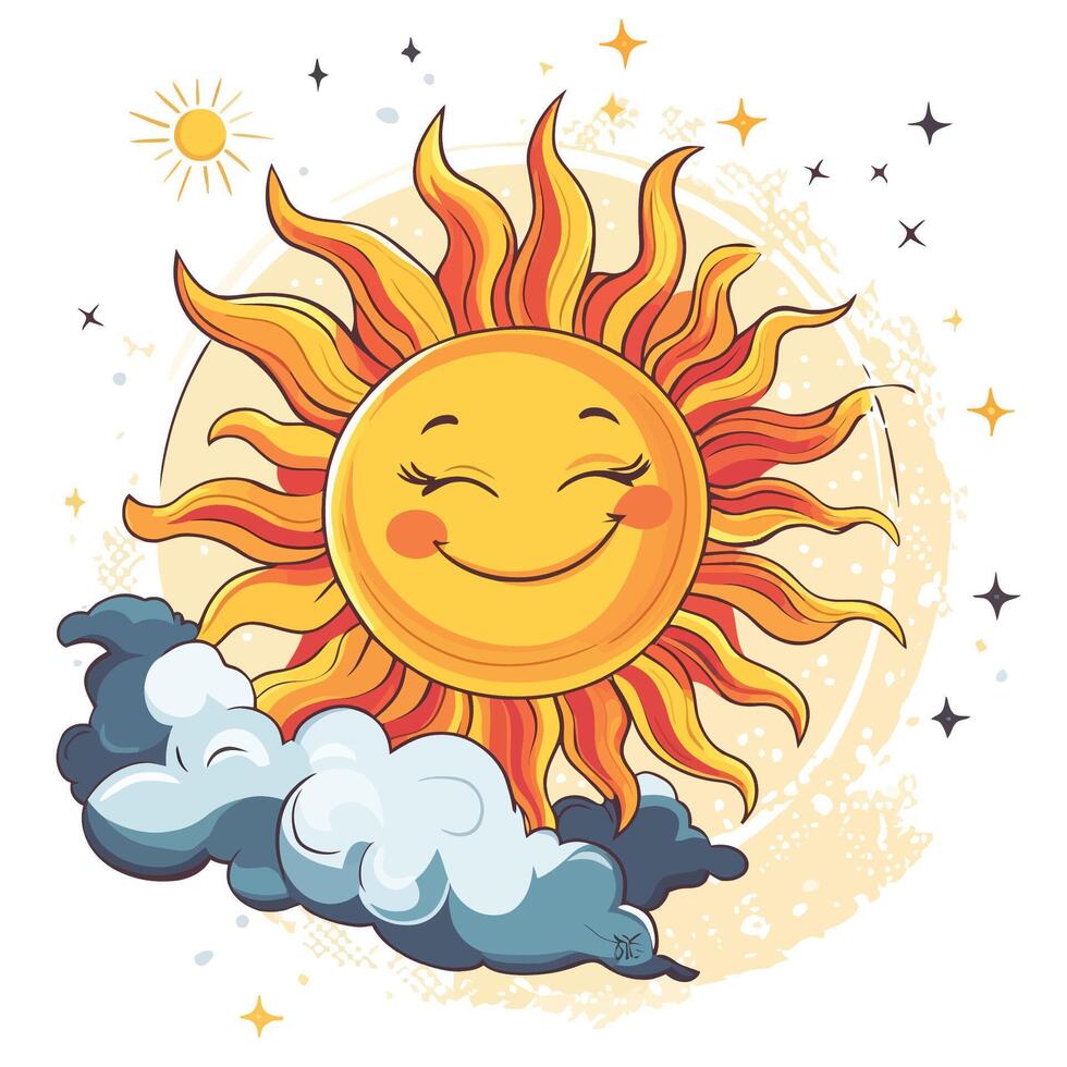 On a Sunny Day vector
