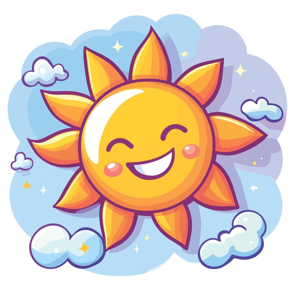 Sun Wind Icon vector