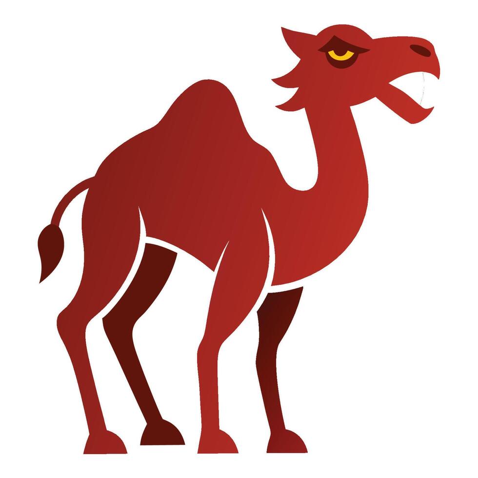Colorful Camel Design vector