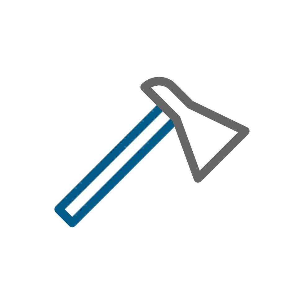 Ax icon illustration. Concept of work, tool, and construction. vector