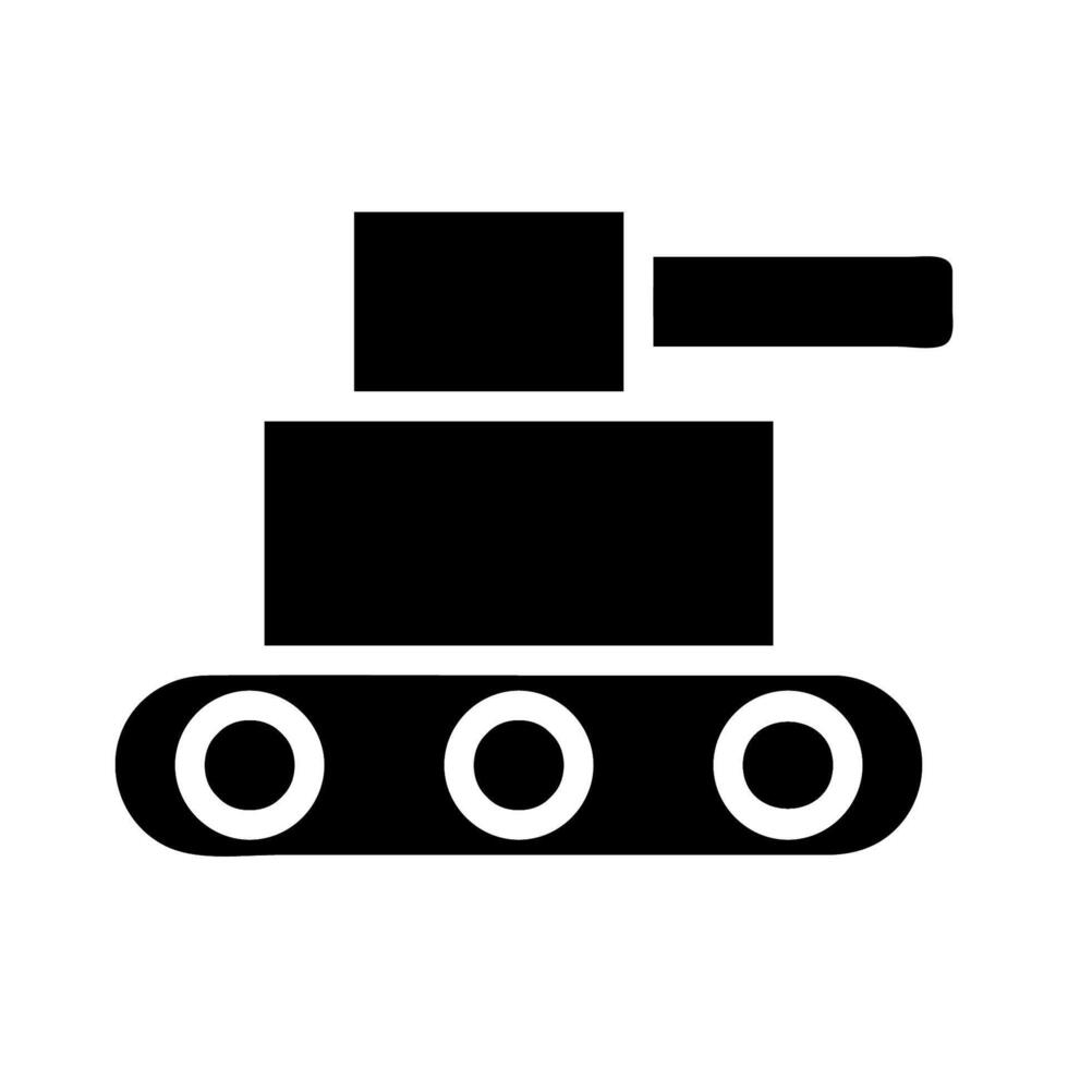 Tank icon. Concept of military, war, and army. vector
