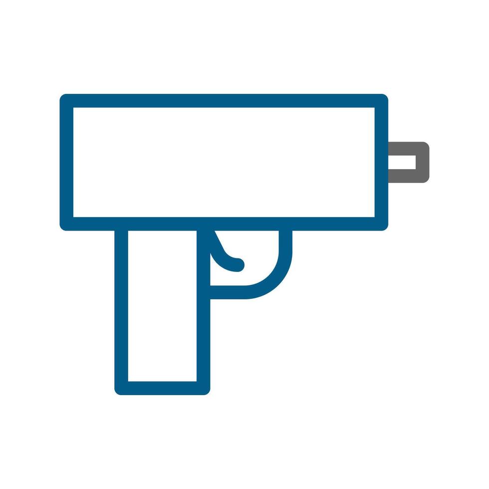 Gun icon. Concept of weapon, danger, and crime. vector
