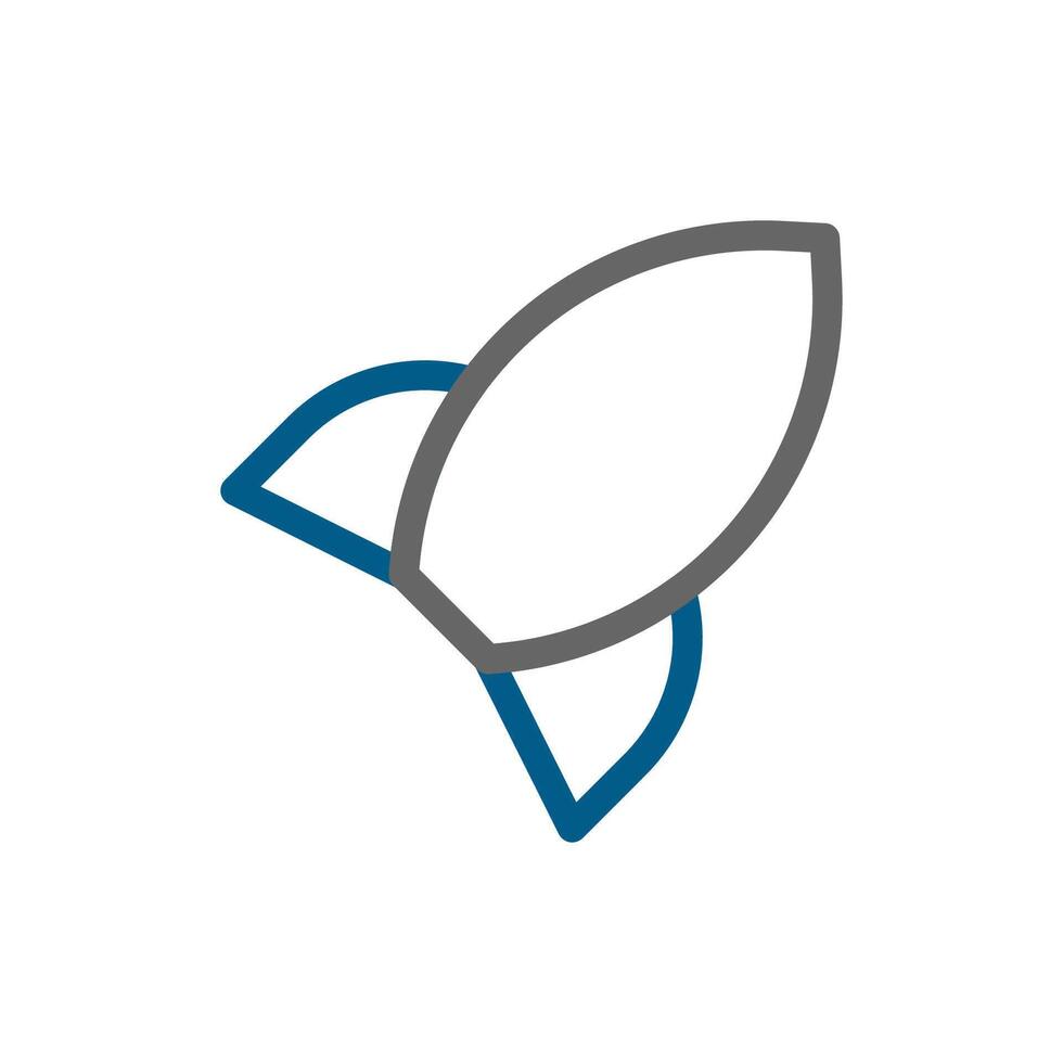 Rocket launch logo. Concept of new business, startup, and innovation. vector